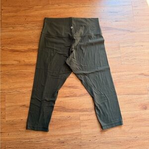 lululemon athletica Olive Green Leggings
